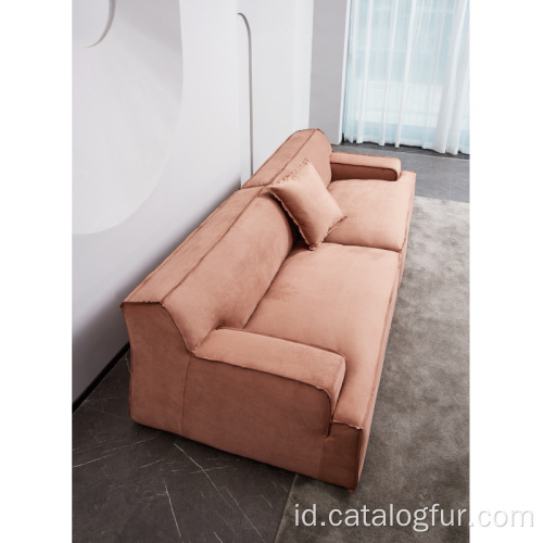 Eropa Desain Kursi Modern Dengan Konsol Dan Pemegang Cangkir Listrik Kursi Kulit Sofa Set Perabot Ruang Tamu